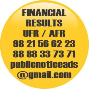 Financial Results ad UFR AFR ad