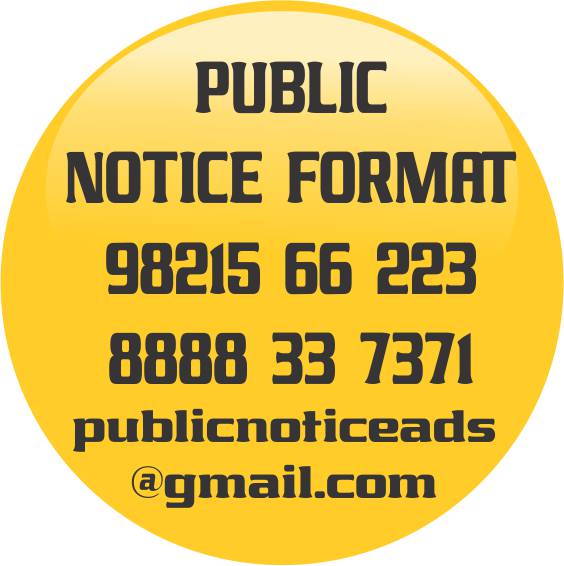 Public Notice Format