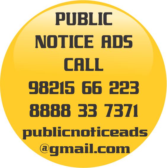 Public Notice in Times of India