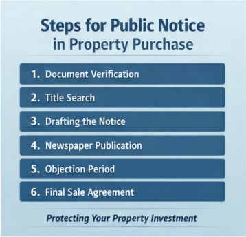 PUBLIC NOTICE PROPERTY ADS 18 Steps for public notice in Proeprty Purchase