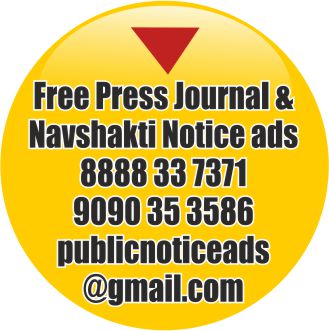 Free press journal Public notice